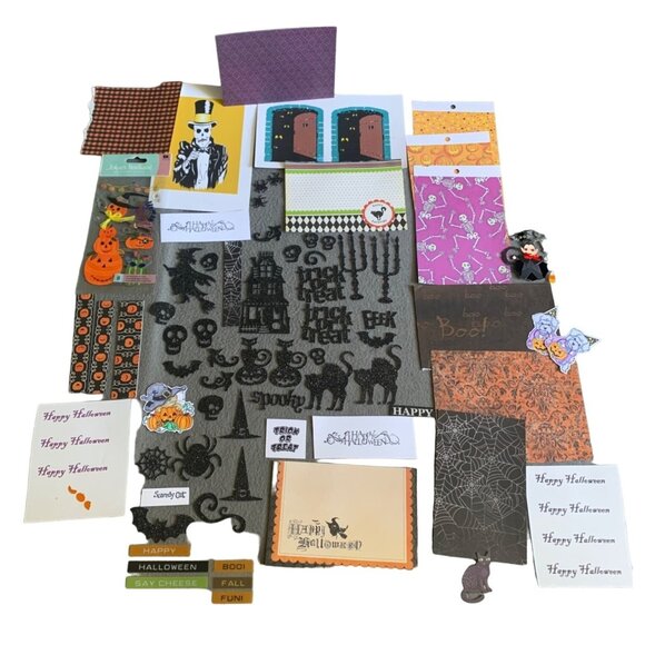 Other - Halloween Scrapbooking & Craft Supplies Lot